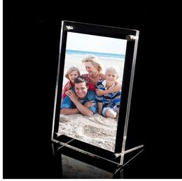 (GT3157-6INCH) Desktop 6 "Acrylic Photo Frames, Plexiglass Poster Reclame Display, Transparant Duidelijk Ontwerp