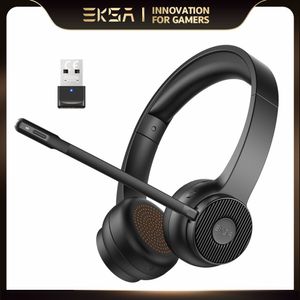 - H16 Bluetooth 5.2 Headsets PC Draadloze hoofdtelefoon AI ENC MIC 35H THEEP TIJD MET USB DONGLE VOOR KANTOOR/CALL CENTER