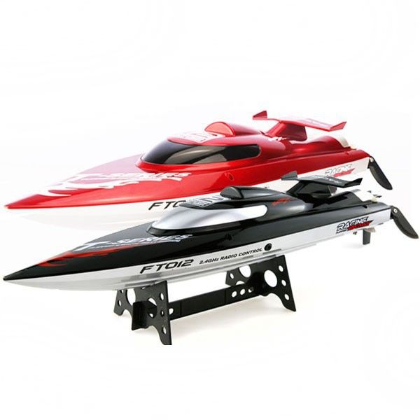 (En stock) 100% Original Feilun FT012 moteur sans balais 4CH RC bateau refroidissement par eau haute vitesse course RC bateau 45 KM/H RTF 2.4GHz