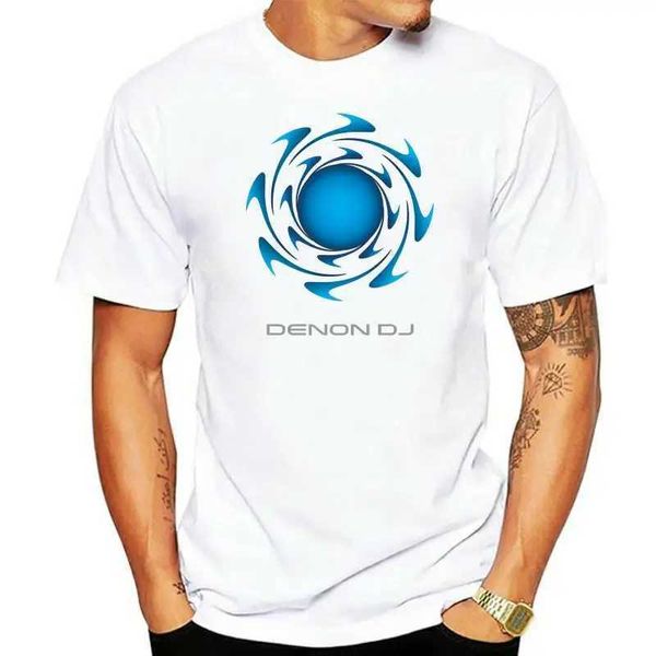 Camisetas de la casa nueva Denon DJ Party Technology Music Mens Tamaño de camiseta negra S-3XL Nueva camiseta de moda masculina Phxdgohz J240506