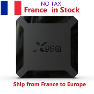 Schip uit Frankrijk X96Q tv box Android 10 os 2GB RAM 16GB Smart Allwinner H313 Quad Core 1GB 8GB 4K