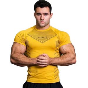 -Shirts Gym Sports Fitness Training Trawing Vêtements pour hommes