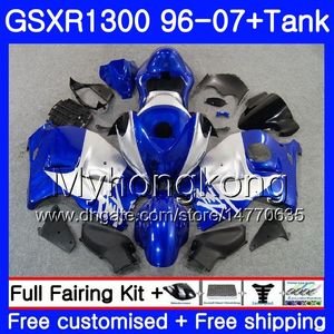 + Tank voor Suzuki GSXR-1300 GSXR1300 96 97 98 99 00 01 Zwart Blauw 333HM.71 Hayabusa GSXR 1300 1996 1997 1998 1999 2000 2001 2007 Valerijen