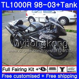 + Tanque para SUZUKI SRAD TL1000R 1998 1999 2000 2001 2002 2003 Nuevo marco negro 304HM.67 TL 1000R TL1000 R TL 1000 R 98 99 00 01 02 03 Carenado