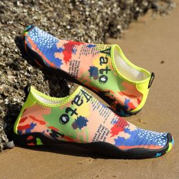 (le lien pour l'ordre de mélange) Baskets antidérapantes Aqua-Chaussures Natation-Eau Unisexe Plage Femme Plat Adulte SoftXDWS808