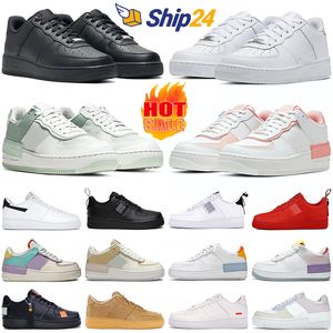 nike air force 1 one af1 airforce air forces airforces chaussures de créateur pour hommes femmes chaussures de plate-forme triple blanc noir ombre baskets