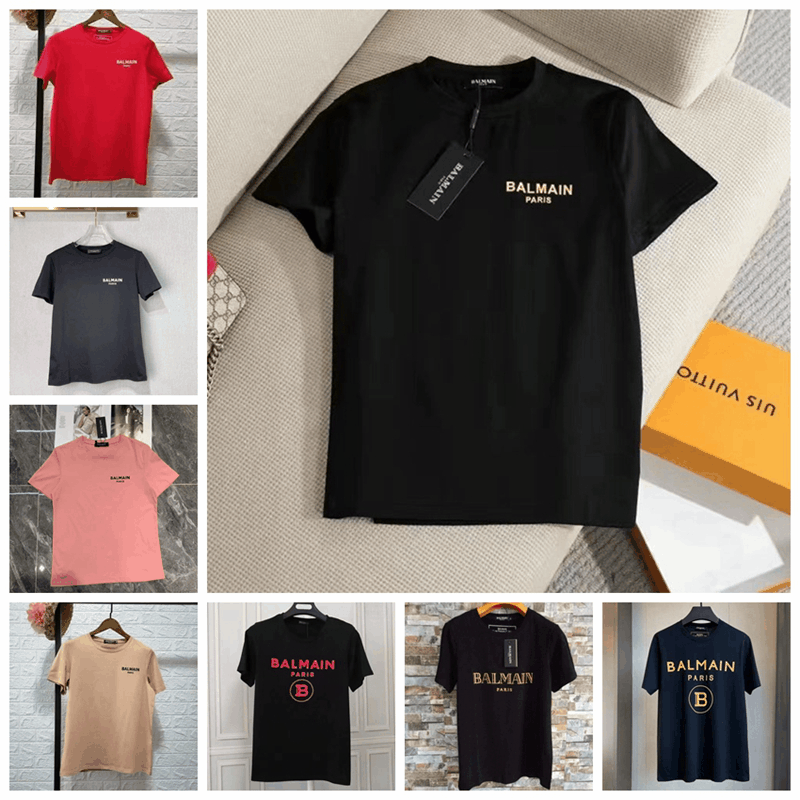 

M-4XL t shirt TOPS TEES Women's men's sweat T-Shirts Embroidery balmain hoodies pants bags polos