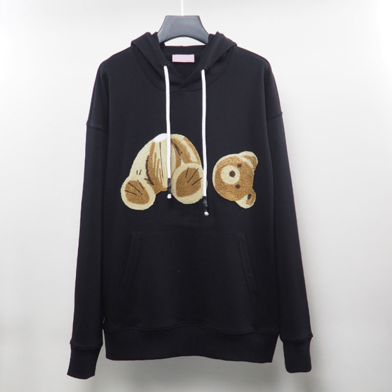 Mens Hoodies Broken Sweatshirts Teddy Bear Fashion Terry Explosions Sweaters for Men and Women Size S-XL top