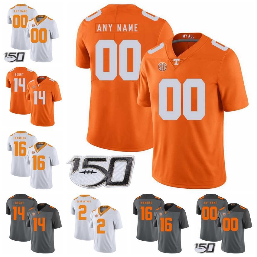 2021 Custom Tennessee Volunteers Jersey Marquez Jersey Jt Shrout Jeremy Banks John Kelly Derek Barnett College Football Jerseys