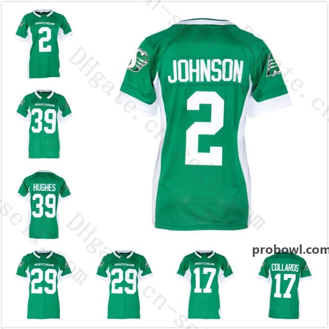 2019 Nowy zielony saskathewan Roughriders Niestandardowe koszulki piłkarskie Mężczyźni Młodzież Ed Blank 84 Arceneaux 9 Ryan 82 Roosevelt dowolne imię