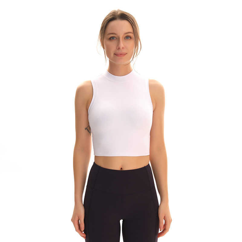 L-20 Yoga Sports Tops Vest Tight High-Elasticity Fiess Gymkläder Kvinnor som kör avslappnad Activewear Top Shirt Underwear