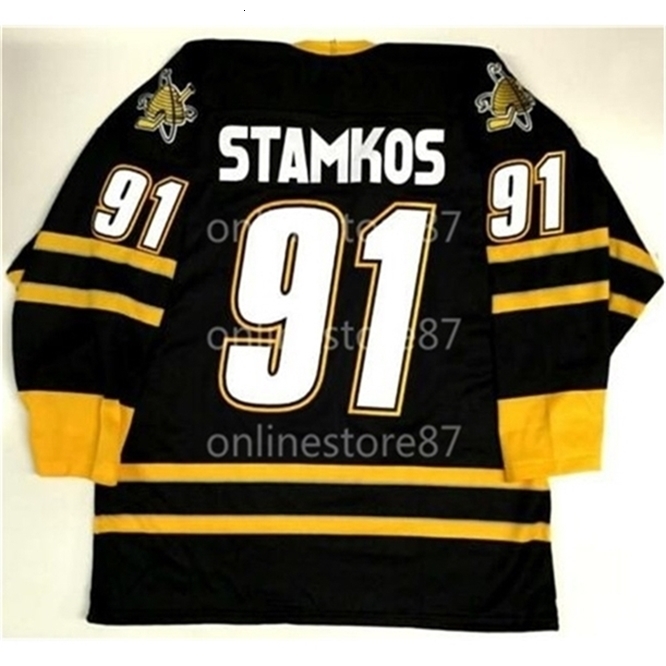 CeUf 40Uf tage man Steven Stamkos Sarnia Tampa Embroidered Hockey Jerseys Customize any Name and digit jersey