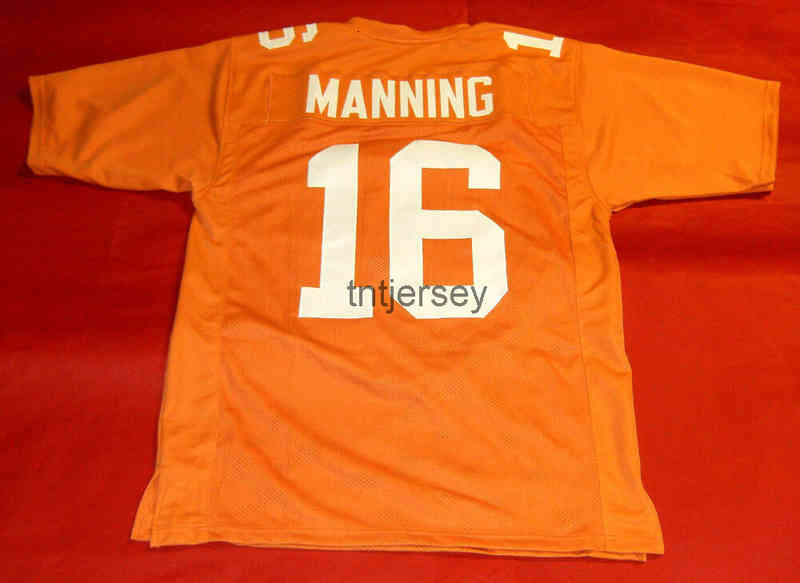 Mit cheap custom PEYTON MANNING TENNESSEE VOLUNTEERS JERSEY STITCHED add any name number