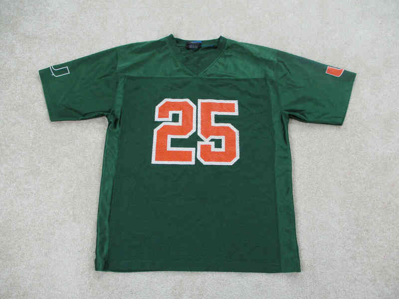 Mit Cheap cusm Miami Hurricanes Football Jersey Green Orange NCAA College Mens MEN WOMEN YOUTH stitch add any name number XS-5XL