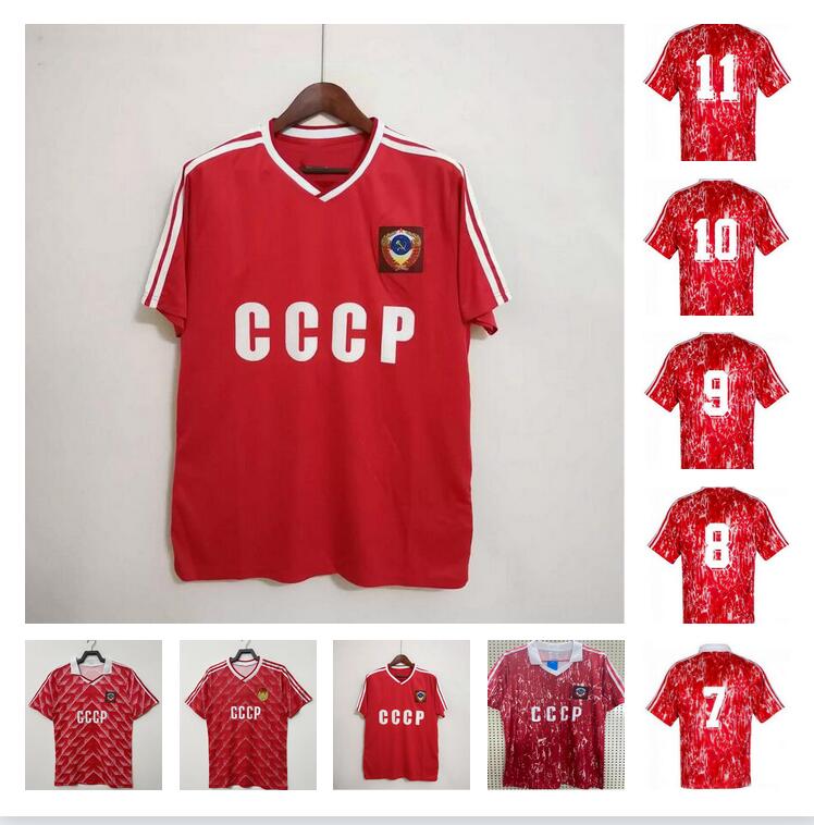 Top 1987 1988 1989 1990 Soviet Union Retro Soccer Jersey Aleinikov