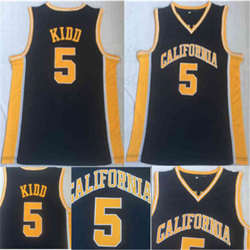 vendita all'ingrosso Jason Kidd College Basketball Jerseys Mens California Golden Bears Vintage Home Stitched Basket S-XXL