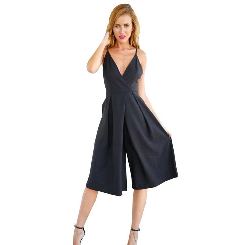 black cotton jumpsuit womens