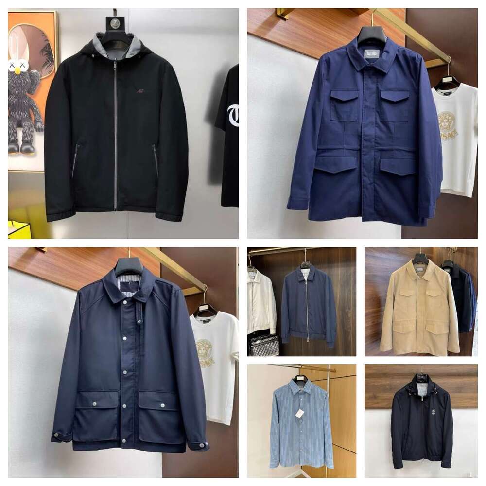 Italy BC mens and women clothing Spring new fashion old money style Wool-Cotton Blend New Arrivals Designer-Embroidered Four-Pocket Business-Casual
