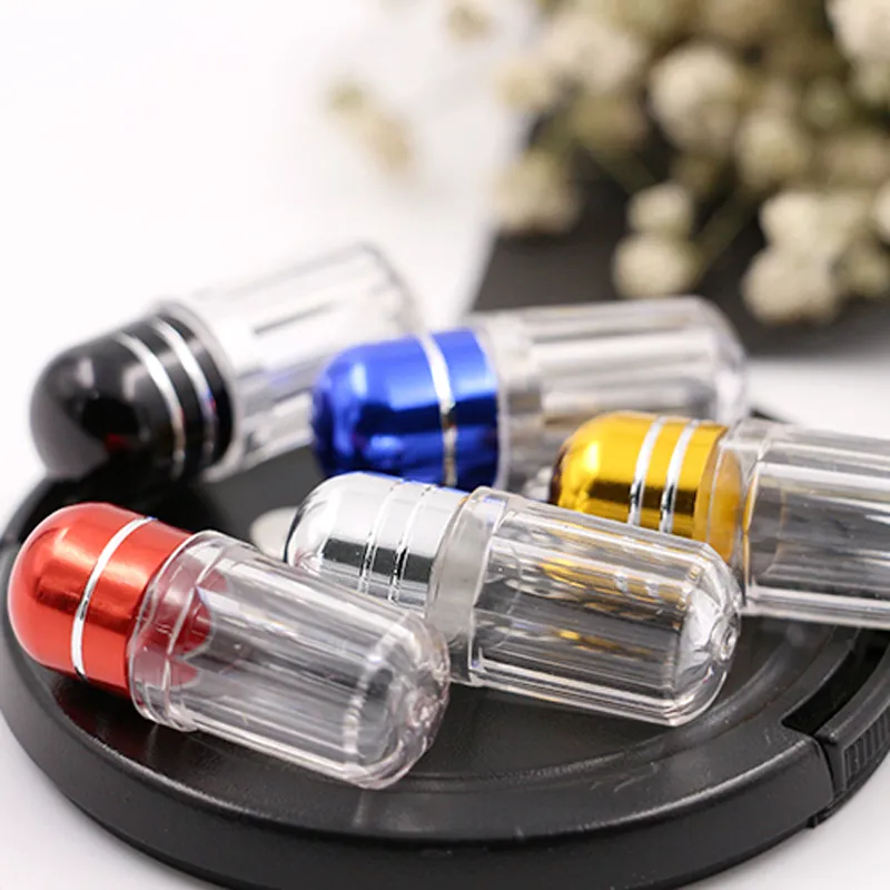 Single small capsule bottle Pill case box packaging bottles sub Splitters boxes Storage Bottless Container Travel Splitter Support Logo LL