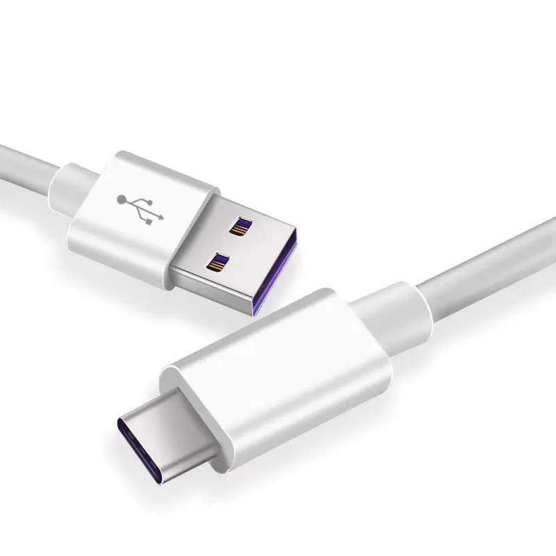 Snabb snabb laddningstyp C USB -kabel 1M 3ft USB C -laddningskablar för Huawei Samsung HTC Smart Phone ZZ