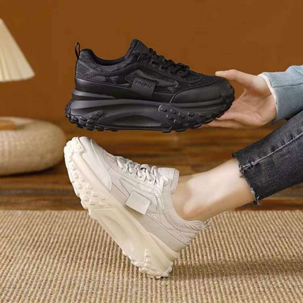 Spring/summer 2024 Thick New Sole Breathable Casual Dad Womens Fashion Low Top Tall Little White Shoes 32910 77552