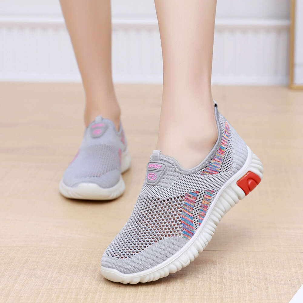 Fly Mesh Woven Summer Casual Heathaily Sneakers Sneakers мягкие подошвы на женской обуви 72655 69059