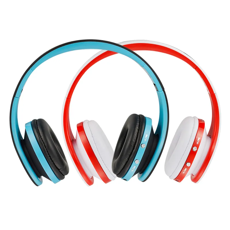 Stereo NX 8252 Professional Foldable Wireless Bluetooth Headphones Super Effect Bass Portable Headset for DVD MP3 cell phone ZZ