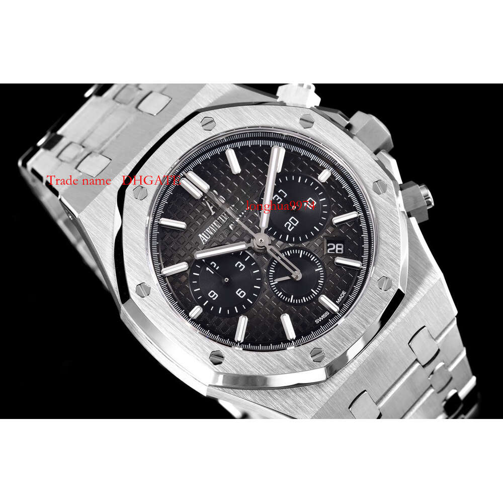 Designer Herren APS Time SUPERCLONE Movement Series Mechanisch Die 41 mm 26331 Factory Alloy Automatic OM Watch Steel Chronograph 857 Montredeluxe