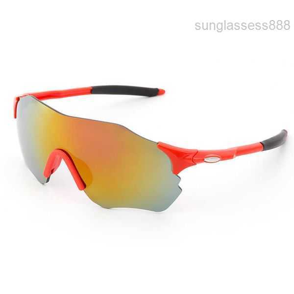 Óculos de sol esportivos coloridos individualizados para mulheres, lente de uma peça, armação grande, equitação ao ar livre, à prova de vento, poeira à noite, p0h6 hgs8 1ix3