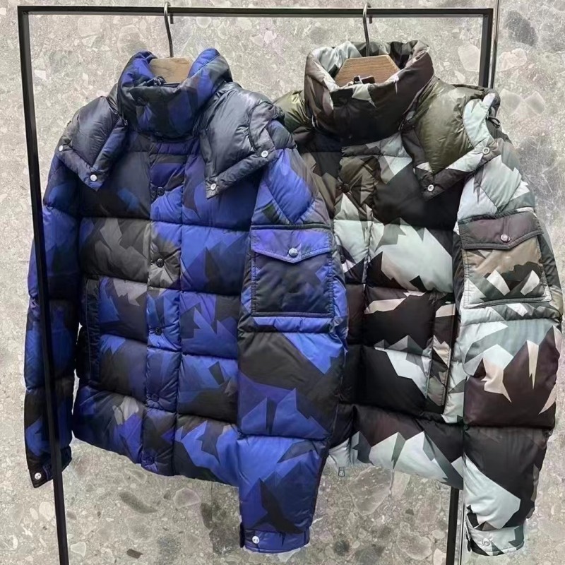 Venda Quente Homens jaquetas camufladas inverno para baixo puffer jaqueta colarinho designers jaqueta 23ss estilo mais recente parka casaco casual térmico grosso quente