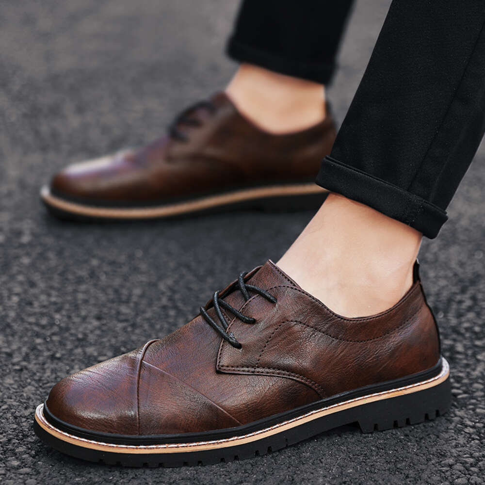 Leather Casual New Style Madden Men's Small Colored Same Shoes Shoes Korean Edition Fashion Shoes Ming Dynasty Men Women Outdoor Footwear Wo sku china factory