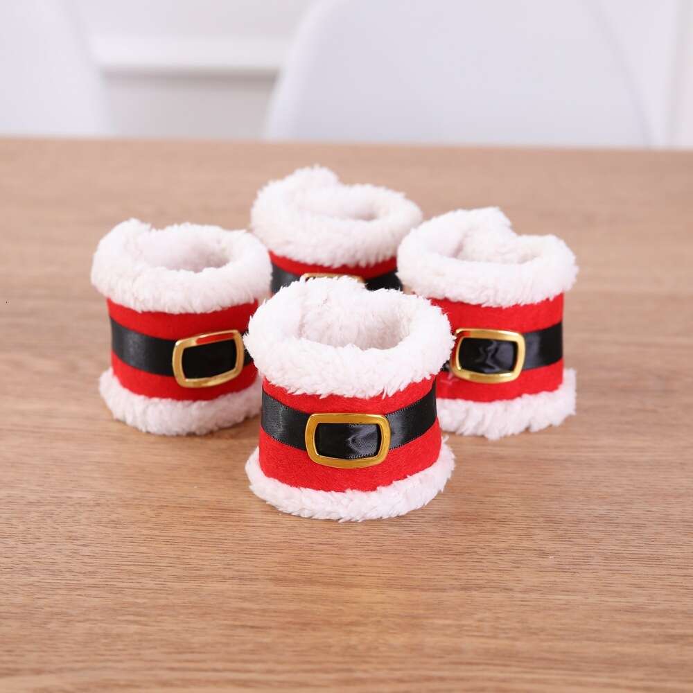Christmas Decorations Belt Buckle Napkin Ring New Cover Creative Products