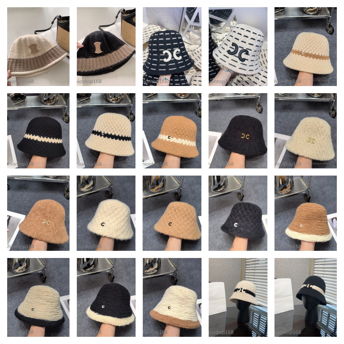 Sonbahar ve Kış Geniş Kış Kış Şapkası Çekme Tarzı Sıradan Karışık Pamuk Moda Sokak Şapkası Erkek ve Kadın Metal Şapkası