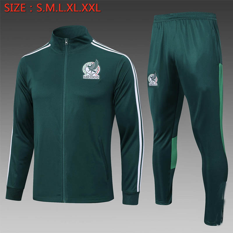 Mexico Tracksuit R.Funes Mori A.VEGA G.OCHOA Soccer Suit 2023