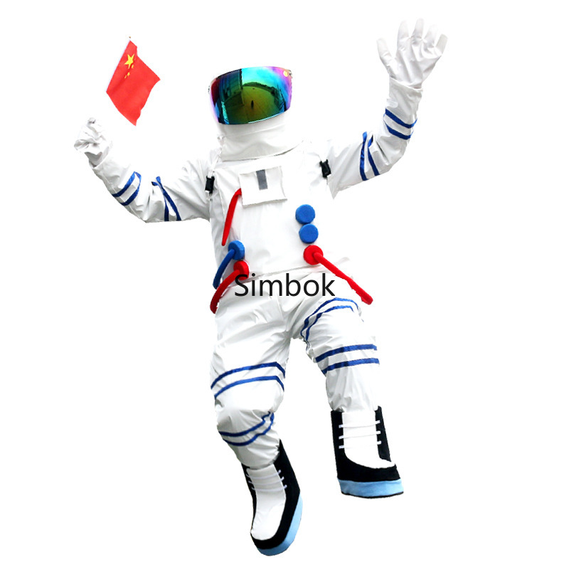 Mascot Mascot High Quality Space Mascot Costume Suit Halloween Birthday Party With Backpack Glove Shoes