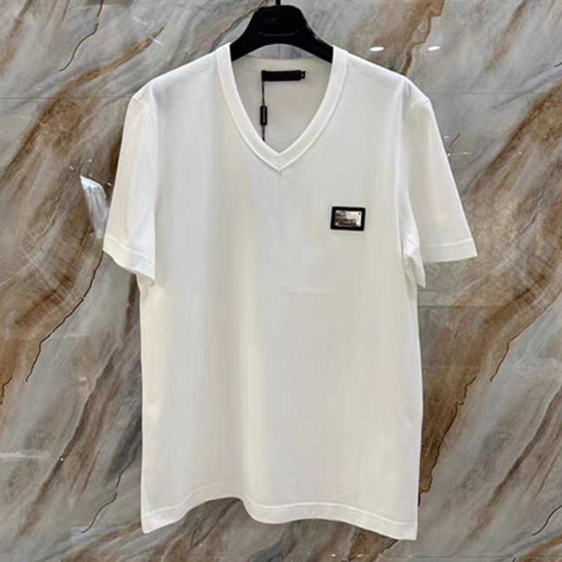 Marca tshirt dos homens mangas curtas metal remendo moletom designer t camisa d verão pulôver t em torno do pescoço algodão topo oversize S-5xl