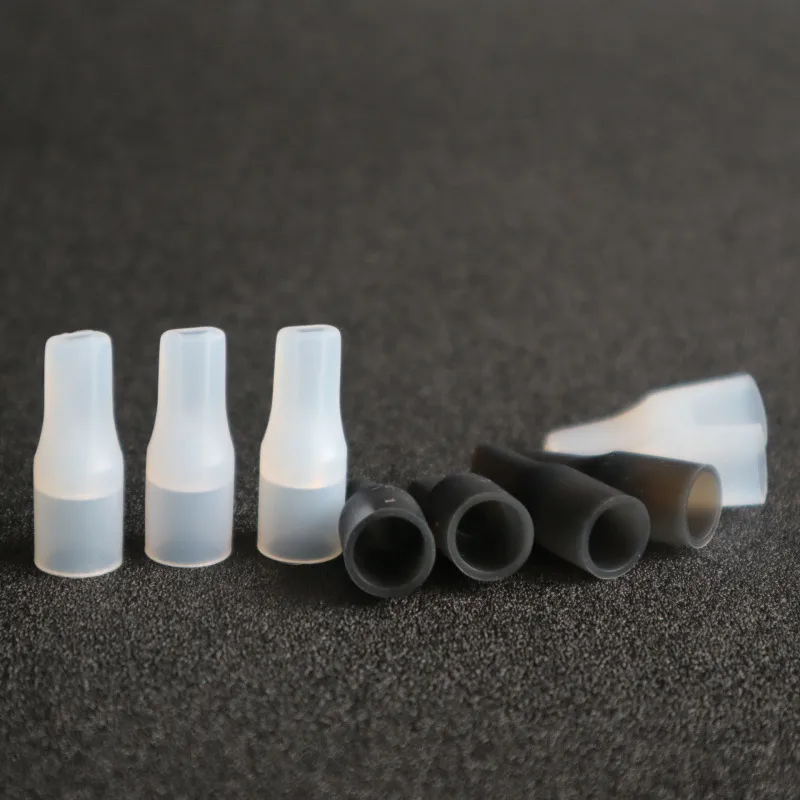 Copri bocchino piatto in silicone Punta a goccia in gomma Puntali per test monouso in silicone Tappo del tester Diametro 9 mm per Ploom Tech IQOS BJ