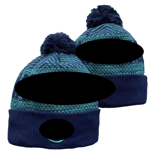 Шляпы с помпоном Seattle ''mariners'' Бейсбольные кепки 2023-24 Модельер-шапка-ведро Коренастая вязаная шапка-бини с искусственным помпоном Рождественская шапка