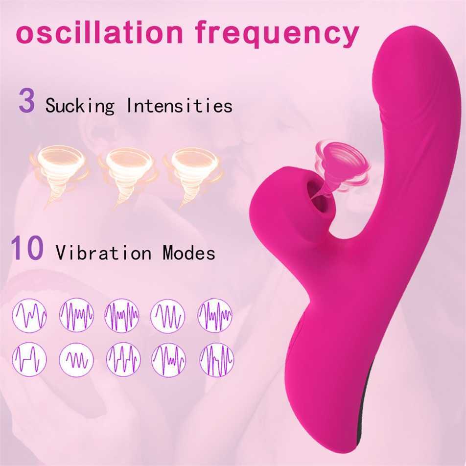 Inserting Sucking Vibrator Into Sexual Pleasure Private Area Charging and Heating Female Sex Toys Factory Sale