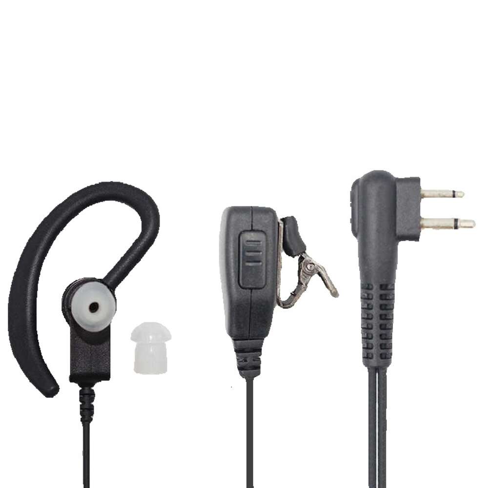 2 pinos fone de ouvido gp300 cp040 ep450 rádio em dois sentidos serviço secreto microfone auriculares 3.5mm ptt para motorola walkie talkie