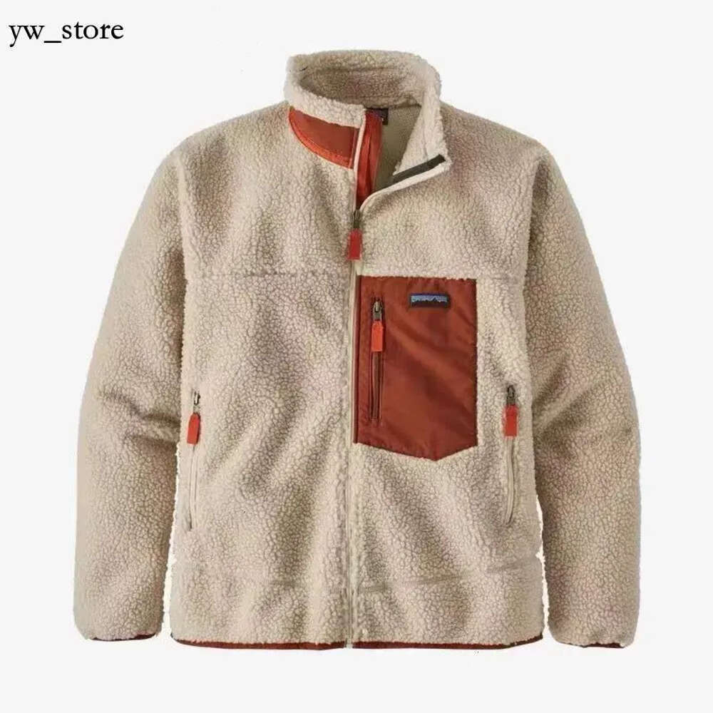 S Mens Jacket Thick Veste Warm Down Classic Retro Winter Coupe Models Lamb Cashmere Fleece Coat Men Women Clothing Zipper Sweater271274