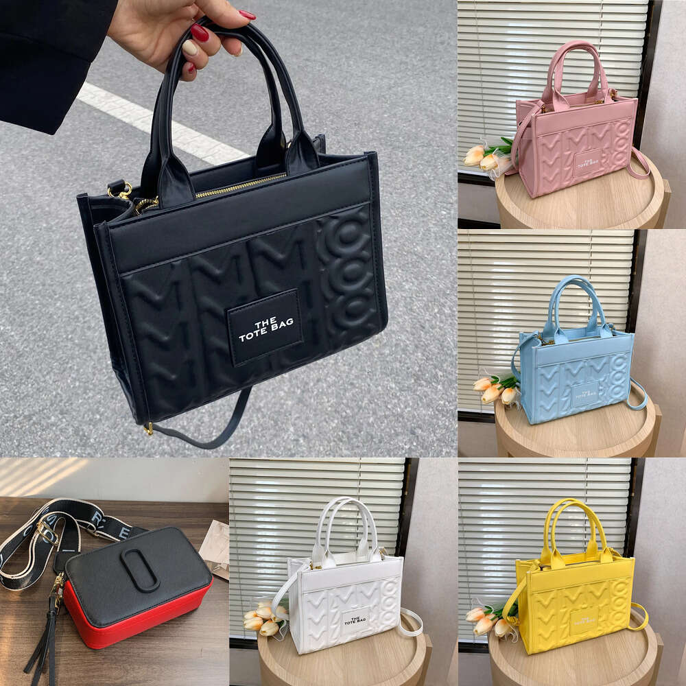 حقيبة Tote MJ Canvas Marc الكتف Crossbody مقبض تغطية واحدة مصممة حقيبة نساء عرض أزياء الأزياء حقيبة تسوق