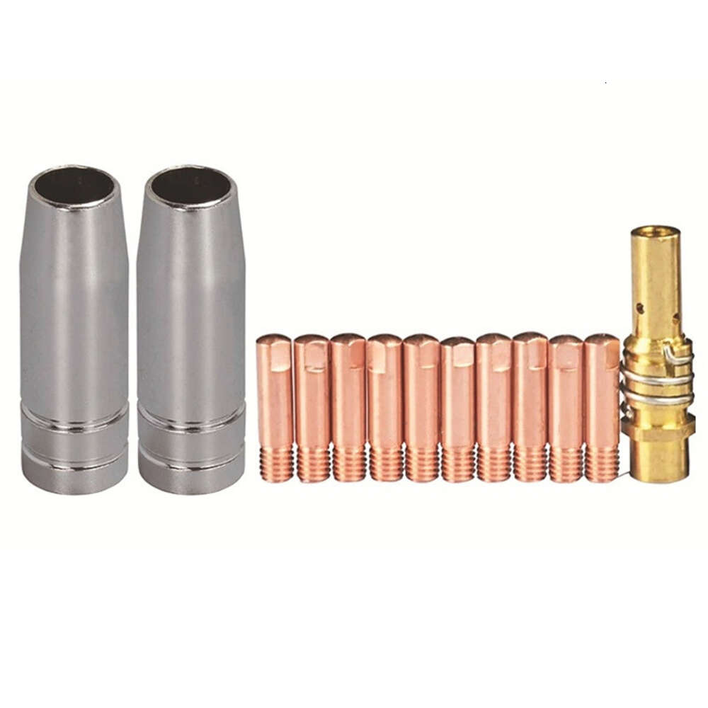 13PCS Two Welding Gun Accessories Protective Sleeve 15AK Contact Protection Nozzle