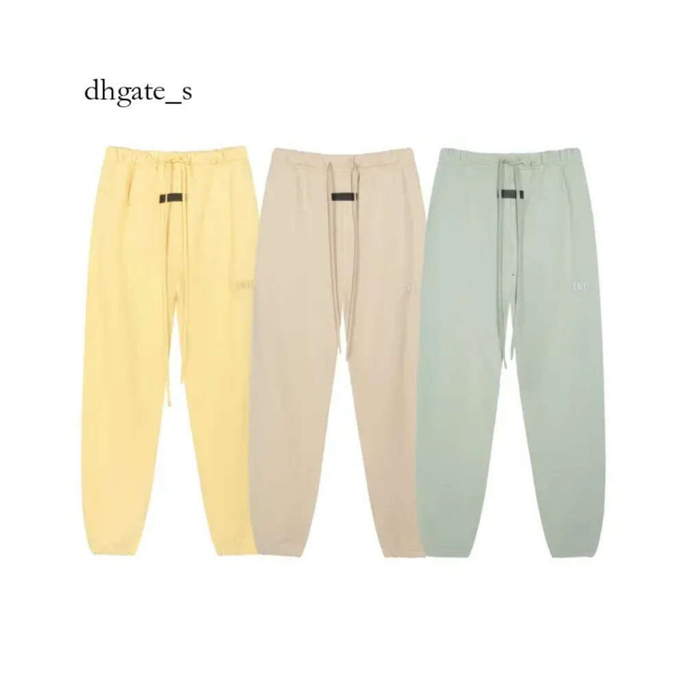 Dhgate Essentialsweatpants Mens Sweatpants Homens Fleece Joggers Calças Femininas S Designer ESS Leggings Calças Hip Hop Motion Calças para Masculino Casual