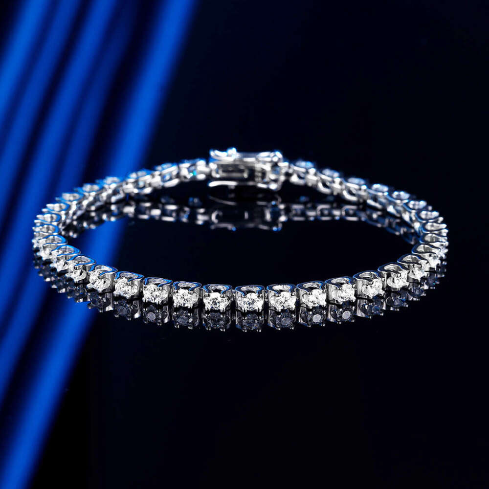 2,5 mm Ochsenhorn-Armband für Mädchen im Insider-Design, Sterlingsilber für Frauen, schlicht, leicht, voller Diamant, Geschenk für die beste Freundin