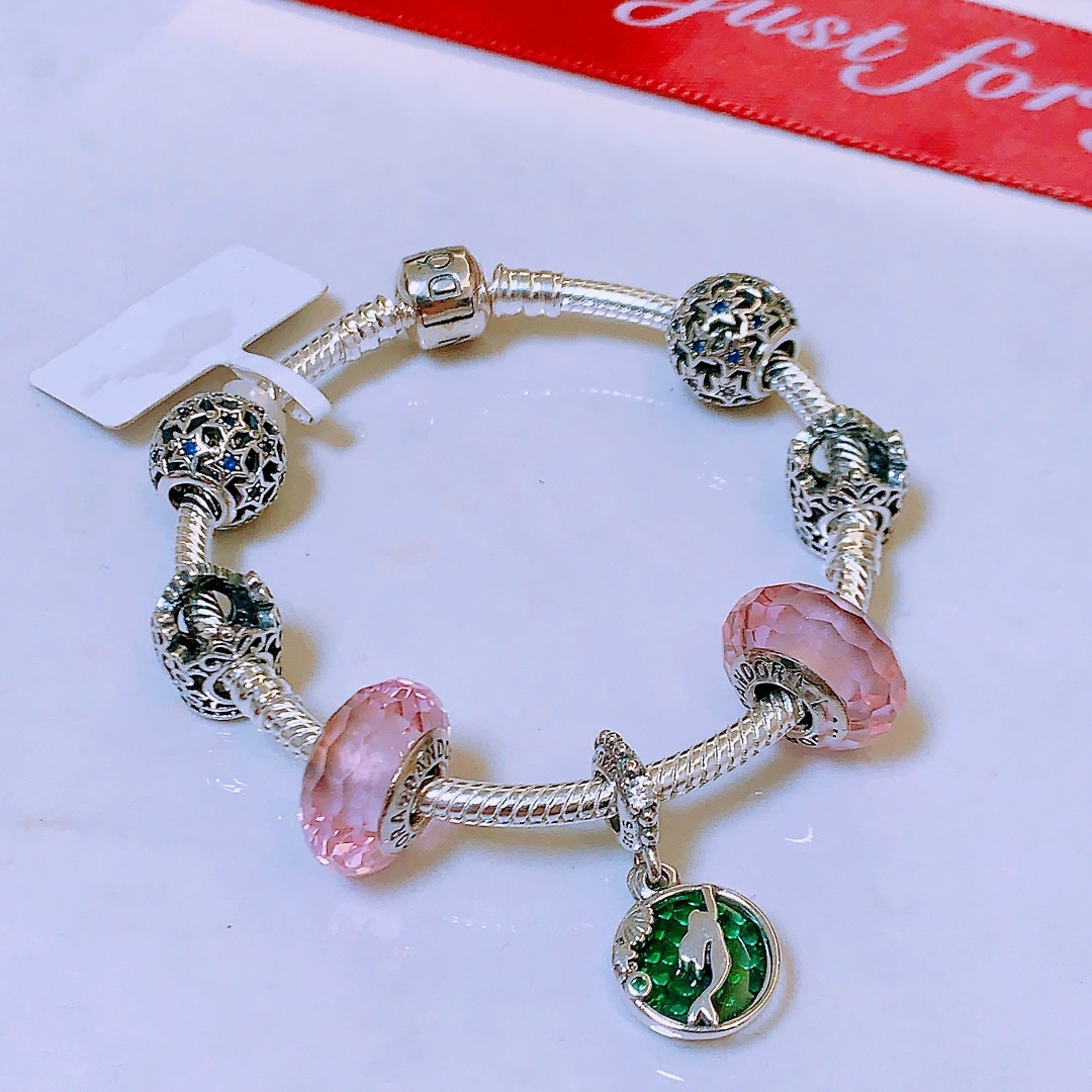 women's brand bracelet 925 silver pdora High quality inlay technology bracelet set Fashionable temperament bracelet Design Lady Gift