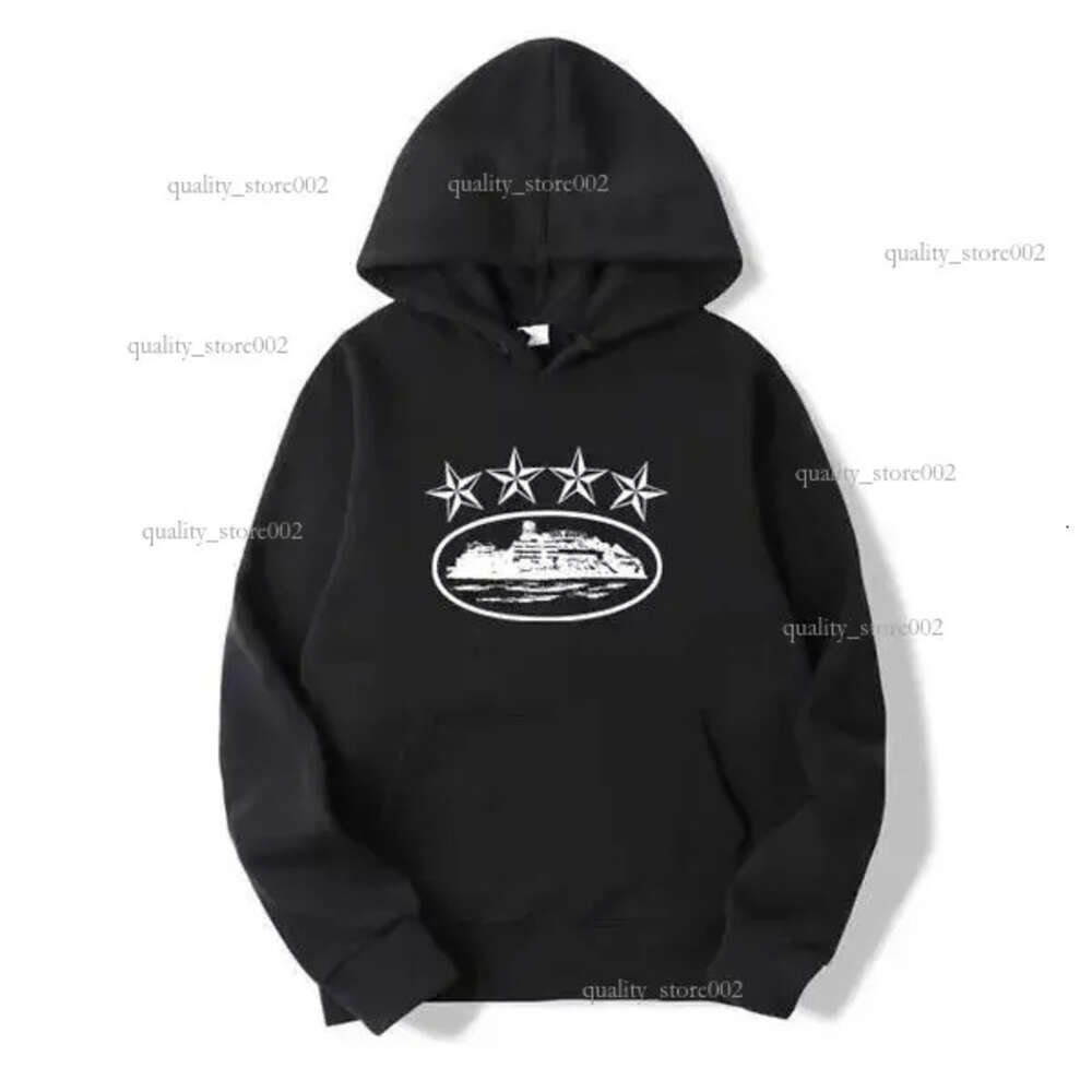 Kaz Mens Hoodies Tasarımcısı Alcatraz Hoodie Yıldız Baskı Moda Hip-Hop Pamuk Giysileri Kadın Hoodie Büyük Hoodie Y9dy# 7483