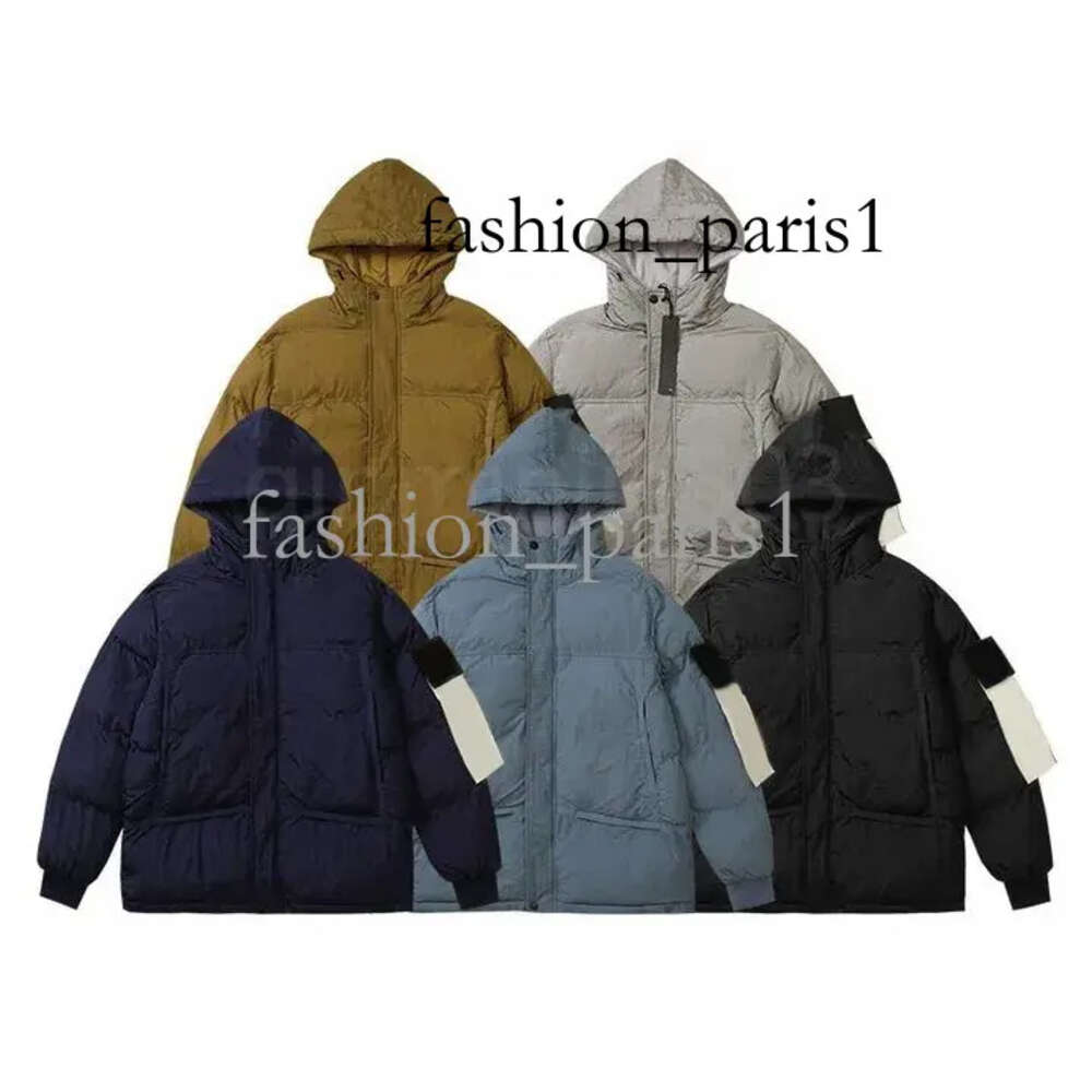 Men's Jacket Designer Stones Coat Mens Jackets Down Jacket Coats Luxury Brand Armband Shoulder Strap Trend Winter 808 984