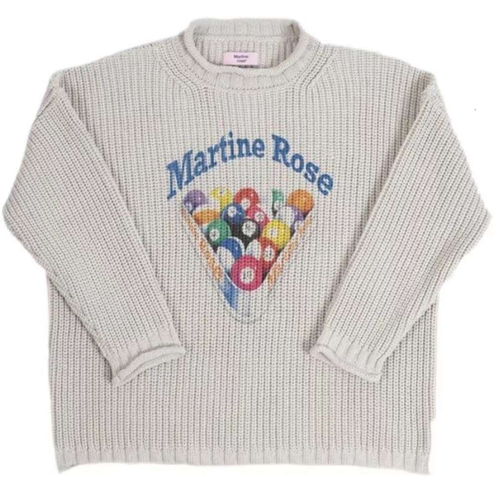 NYA 23SS Herrtröjor axel martine rose tjockt nål modemärke crimp pullover stil biljard tryckt herr kvinnor tröja mjuk