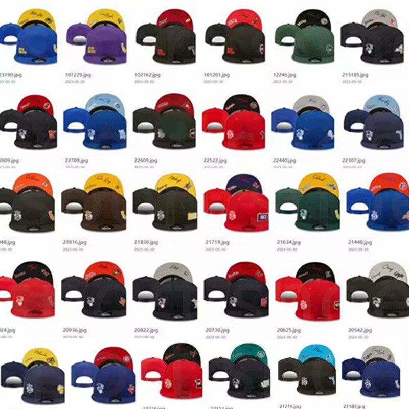 Newest Baseball Cap Football Basketball Hat Team Fans Street Snapback for Women and Men Trucker Hats